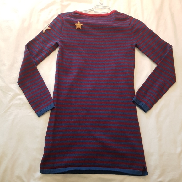 Scotch R'Belle girls size 12 knit dress with gold stars - Picture 2 of 6